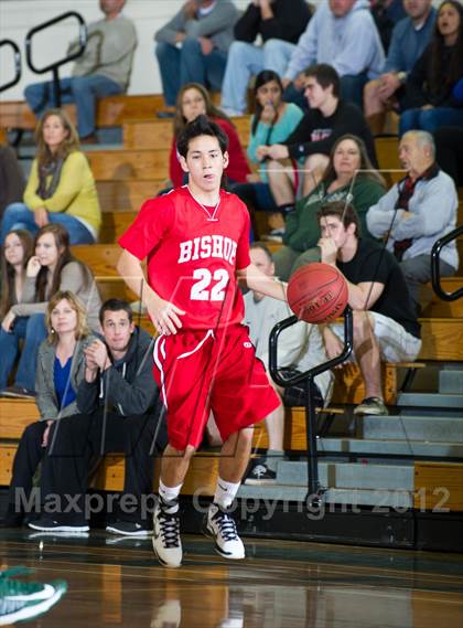 Thumbnail 2 in Bishop Diego [Garcia] vs  St. Bonaventure (Santa Barbara Holiday Classic) photogallery.