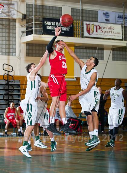 Thumbnail 1 in Bishop Diego [Garcia] vs  St. Bonaventure (Santa Barbara Holiday Classic) photogallery.
