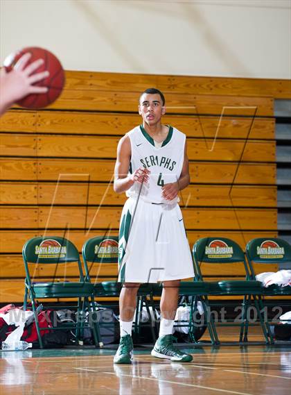 Thumbnail 1 in Bishop Diego [Garcia] vs  St. Bonaventure (Santa Barbara Holiday Classic) photogallery.