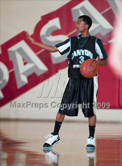 Thumbnail 1 in Canyon Springs vs Cajon (Rose City Round Ball Classic) photogallery.