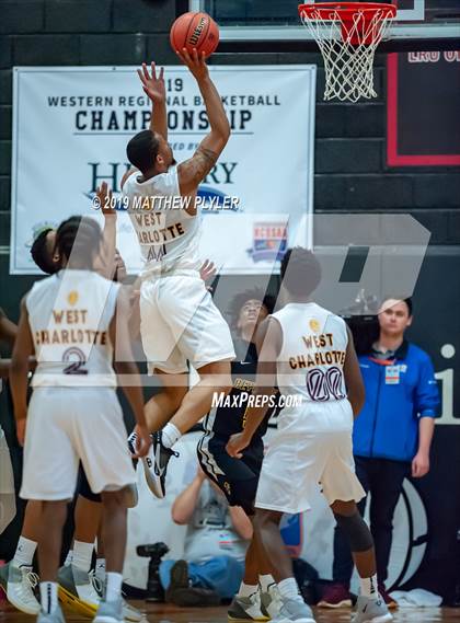 Thumbnail 2 in West Charlotte vs. R.J. Reynolds (NCHSAA Western Regional Final) photogallery.