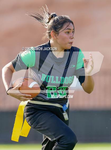 Thumbnail 3 in Virgin Valley vs Desert Oasis (Lady Bulldogs Invitational) photogallery.
