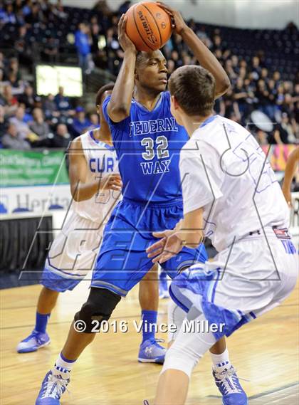 Thumbnail 2 in Federal Way vs Curtis (4A SPSL Tournament) photogallery.