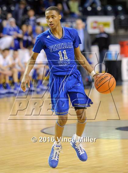 Thumbnail 1 in Federal Way vs Curtis (4A SPSL Tournament) photogallery.