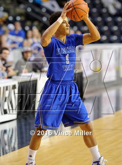 Thumbnail 2 in Federal Way vs Curtis (4A SPSL Tournament) photogallery.
