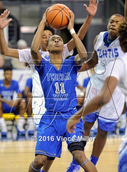 Thumbnail 3 in Federal Way vs Curtis (4A SPSL Tournament) photogallery.
