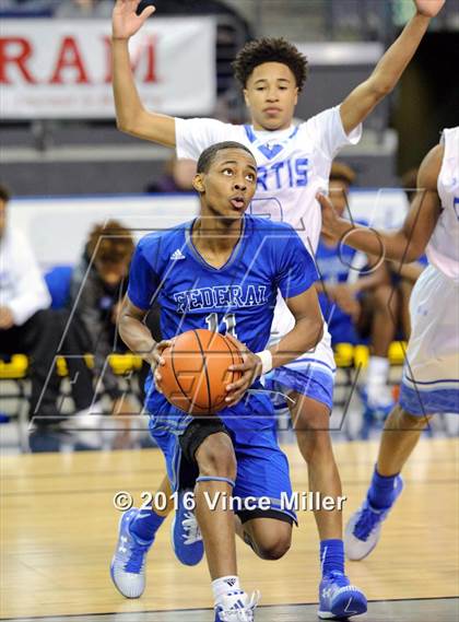 Thumbnail 2 in Federal Way vs Curtis (4A SPSL Tournament) photogallery.