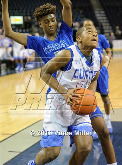 Thumbnail 2 in Federal Way vs Curtis (4A SPSL Tournament) photogallery.