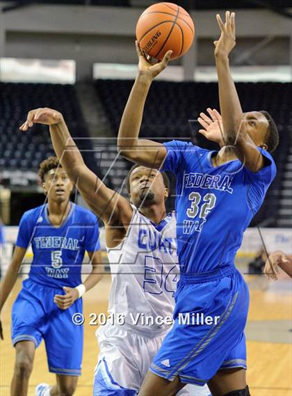 Thumbnail 2 in Federal Way vs Curtis (4A SPSL Tournament) photogallery.