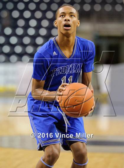 Thumbnail 1 in Federal Way vs Curtis (4A SPSL Tournament) photogallery.