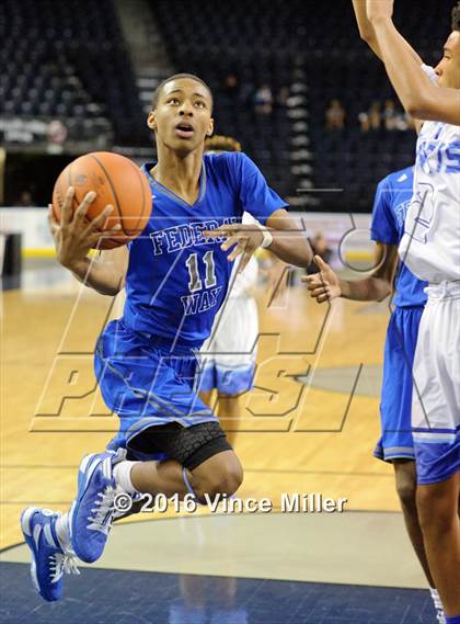 Thumbnail 2 in Federal Way vs Curtis (4A SPSL Tournament) photogallery.