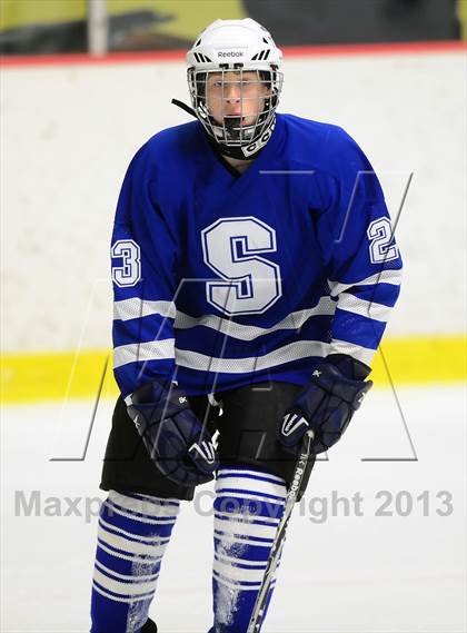 Thumbnail 3 in Suffield/Granby/Windsor Locks vs. Trinity Catholic (CIAC Division II Qualifying Round) photogallery.