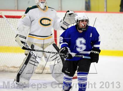 Thumbnail 3 in Suffield/Granby/Windsor Locks vs. Trinity Catholic (CIAC Division II Qualifying Round) photogallery.