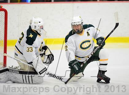 Thumbnail 2 in Suffield/Granby/Windsor Locks vs. Trinity Catholic (CIAC Division II Qualifying Round) photogallery.