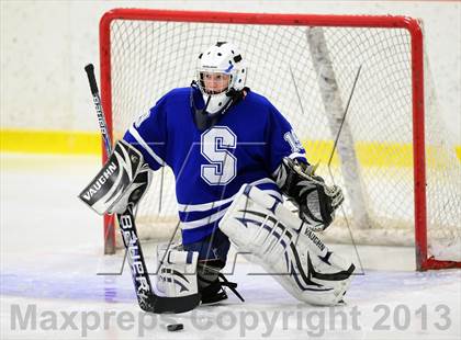 Thumbnail 2 in Suffield/Granby/Windsor Locks vs. Trinity Catholic (CIAC Division II Qualifying Round) photogallery.