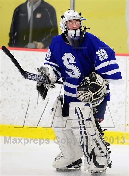 Thumbnail 2 in Suffield/Granby/Windsor Locks vs. Trinity Catholic (CIAC Division II Qualifying Round) photogallery.