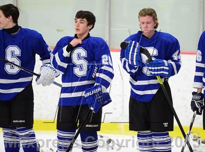 Thumbnail 3 in Suffield/Granby/Windsor Locks vs. Trinity Catholic (CIAC Division II Qualifying Round) photogallery.
