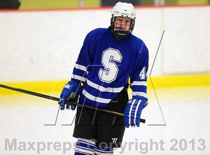 Thumbnail 2 in Suffield/Granby/Windsor Locks vs. Trinity Catholic (CIAC Division II Qualifying Round) photogallery.