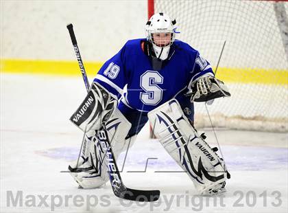 Thumbnail 3 in Suffield/Granby/Windsor Locks vs. Trinity Catholic (CIAC Division II Qualifying Round) photogallery.