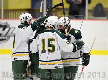 Thumbnail 1 in Suffield/Granby/Windsor Locks vs. Trinity Catholic (CIAC Division II Qualifying Round) photogallery.
