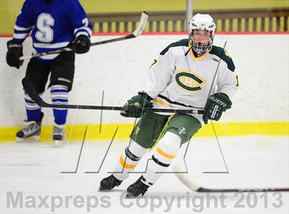 Thumbnail 1 in Suffield/Granby/Windsor Locks vs. Trinity Catholic (CIAC Division II Qualifying Round) photogallery.