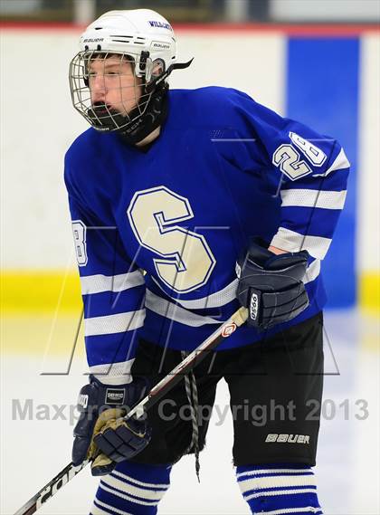 Thumbnail 2 in Suffield/Granby/Windsor Locks vs. Trinity Catholic (CIAC Division II Qualifying Round) photogallery.