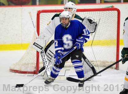 Thumbnail 3 in Suffield/Granby/Windsor Locks vs. Trinity Catholic (CIAC Division II Qualifying Round) photogallery.