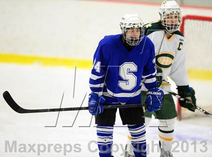 Thumbnail 3 in Suffield/Granby/Windsor Locks vs. Trinity Catholic (CIAC Division II Qualifying Round) photogallery.