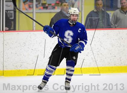 Thumbnail 2 in Suffield/Granby/Windsor Locks vs. Trinity Catholic (CIAC Division II Qualifying Round) photogallery.
