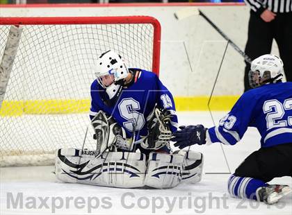 Thumbnail 2 in Suffield/Granby/Windsor Locks vs. Trinity Catholic (CIAC Division II Qualifying Round) photogallery.
