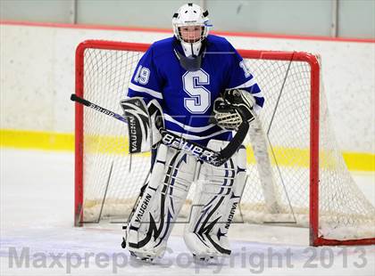 Thumbnail 3 in Suffield/Granby/Windsor Locks vs. Trinity Catholic (CIAC Division II Qualifying Round) photogallery.