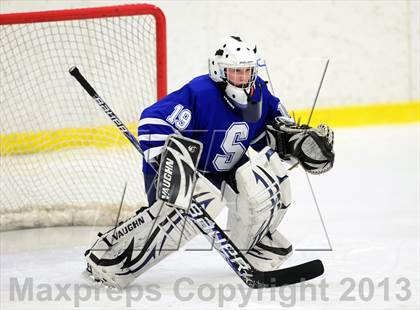Thumbnail 2 in Suffield/Granby/Windsor Locks vs. Trinity Catholic (CIAC Division II Qualifying Round) photogallery.