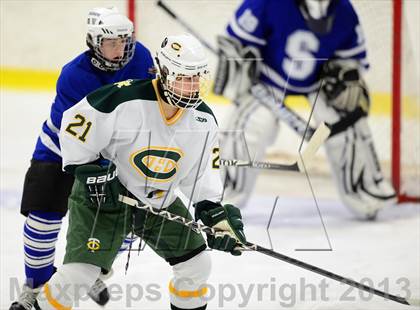 Thumbnail 3 in Suffield/Granby/Windsor Locks vs. Trinity Catholic (CIAC Division II Qualifying Round) photogallery.