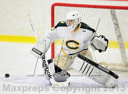 Thumbnail 3 in Suffield/Granby/Windsor Locks vs. Trinity Catholic (CIAC Division II Qualifying Round) photogallery.