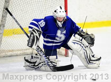 Thumbnail 2 in Suffield/Granby/Windsor Locks vs. Trinity Catholic (CIAC Division II Qualifying Round) photogallery.