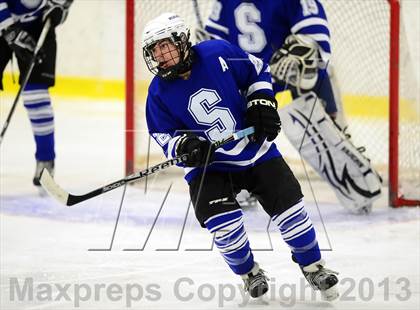 Thumbnail 2 in Suffield/Granby/Windsor Locks vs. Trinity Catholic (CIAC Division II Qualifying Round) photogallery.