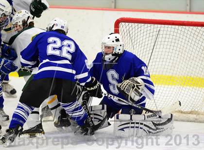 Thumbnail 3 in Suffield/Granby/Windsor Locks vs. Trinity Catholic (CIAC Division II Qualifying Round) photogallery.