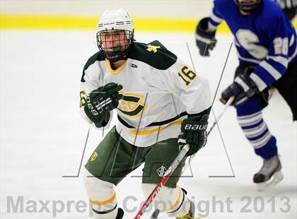 Thumbnail 2 in Suffield/Granby/Windsor Locks vs. Trinity Catholic (CIAC Division II Qualifying Round) photogallery.