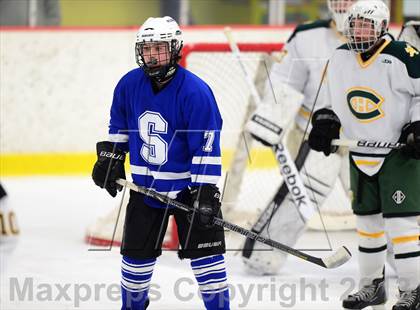 Thumbnail 3 in Suffield/Granby/Windsor Locks vs. Trinity Catholic (CIAC Division II Qualifying Round) photogallery.