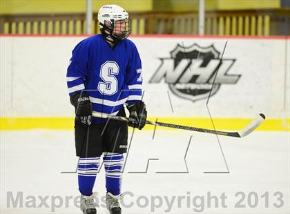 Thumbnail 3 in Suffield/Granby/Windsor Locks vs. Trinity Catholic (CIAC Division II Qualifying Round) photogallery.