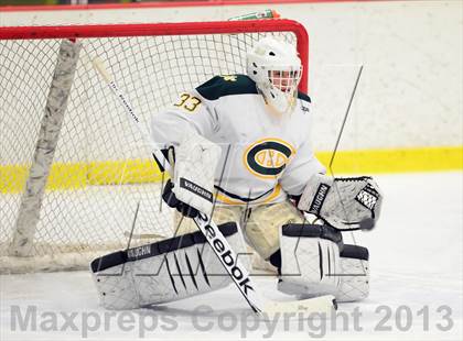 Thumbnail 3 in Suffield/Granby/Windsor Locks vs. Trinity Catholic (CIAC Division II Qualifying Round) photogallery.