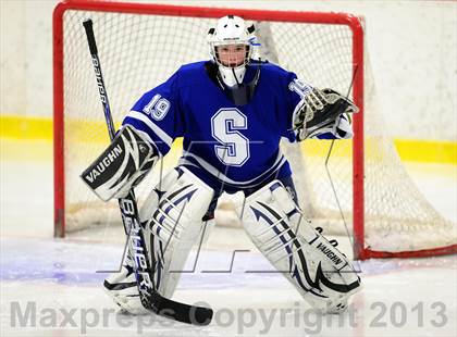 Thumbnail 2 in Suffield/Granby/Windsor Locks vs. Trinity Catholic (CIAC Division II Qualifying Round) photogallery.