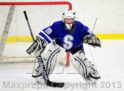 Thumbnail 3 in Suffield/Granby/Windsor Locks vs. Trinity Catholic (CIAC Division II Qualifying Round) photogallery.