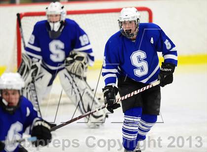 Thumbnail 2 in Suffield/Granby/Windsor Locks vs. Trinity Catholic (CIAC Division II Qualifying Round) photogallery.