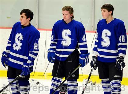 Thumbnail 2 in Suffield/Granby/Windsor Locks vs. Trinity Catholic (CIAC Division II Qualifying Round) photogallery.