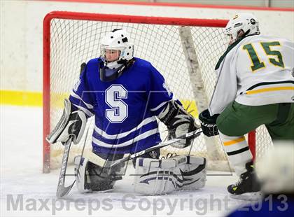 Thumbnail 2 in Suffield/Granby/Windsor Locks vs. Trinity Catholic (CIAC Division II Qualifying Round) photogallery.