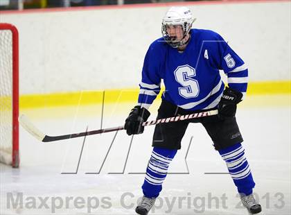 Thumbnail 3 in Suffield/Granby/Windsor Locks vs. Trinity Catholic (CIAC Division II Qualifying Round) photogallery.