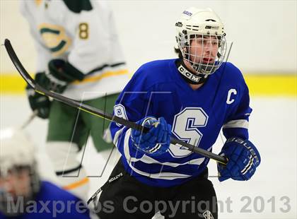 Thumbnail 2 in Suffield/Granby/Windsor Locks vs. Trinity Catholic (CIAC Division II Qualifying Round) photogallery.