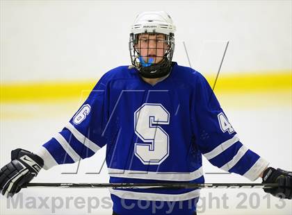 Thumbnail 3 in Suffield/Granby/Windsor Locks vs. Trinity Catholic (CIAC Division II Qualifying Round) photogallery.