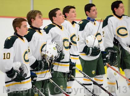 Thumbnail 3 in Suffield/Granby/Windsor Locks vs. Trinity Catholic (CIAC Division II Qualifying Round) photogallery.